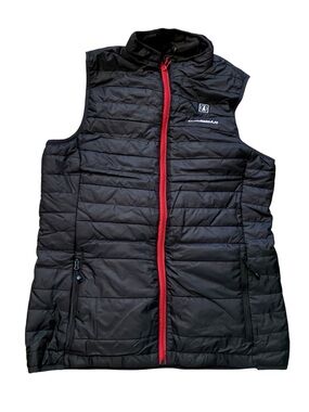 Climix women heated vest size Medium full zipper side pockets